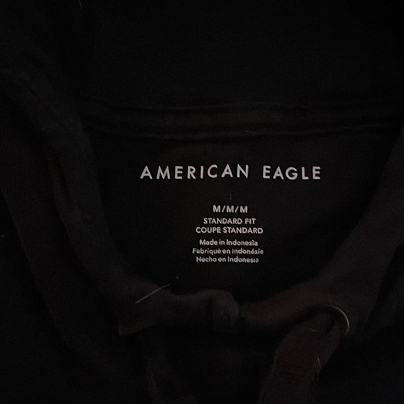 American Eagle graphic hoodie - black - size M - Picture 2 of 3